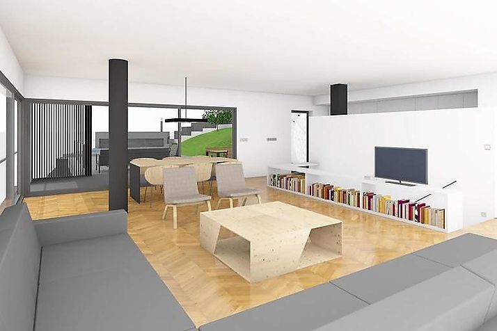 Terrain avec projet de magnifique maison individuelle