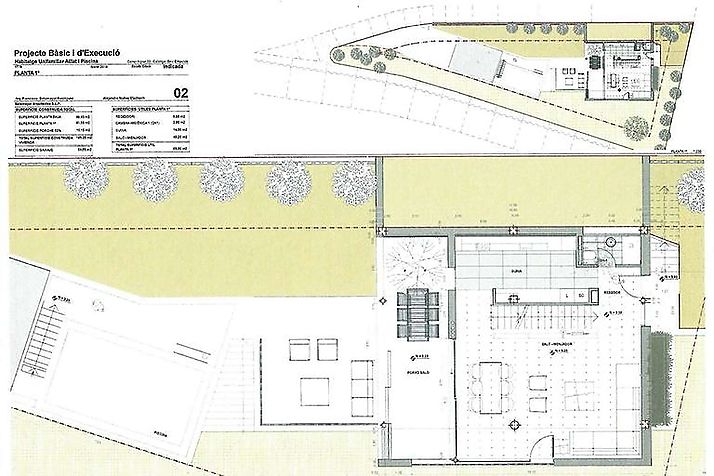 Terrain avec projet de magnifique maison individuelle