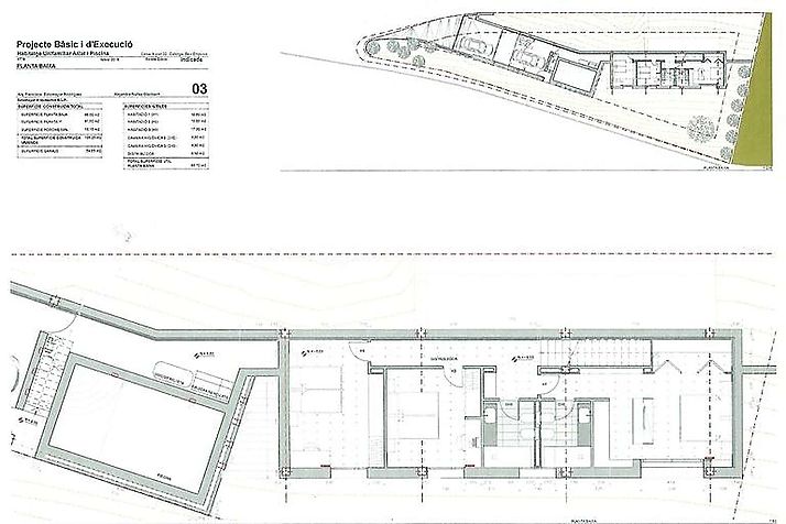 Terrain avec projet de magnifique maison individuelle