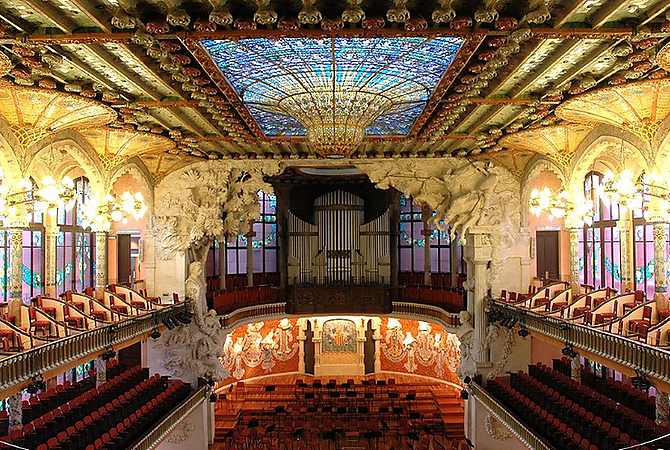 La arquitectura de la ciudad de Barcelona.